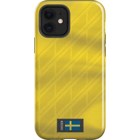 Sweden Soccer Flag iPhone 12 Impact Case